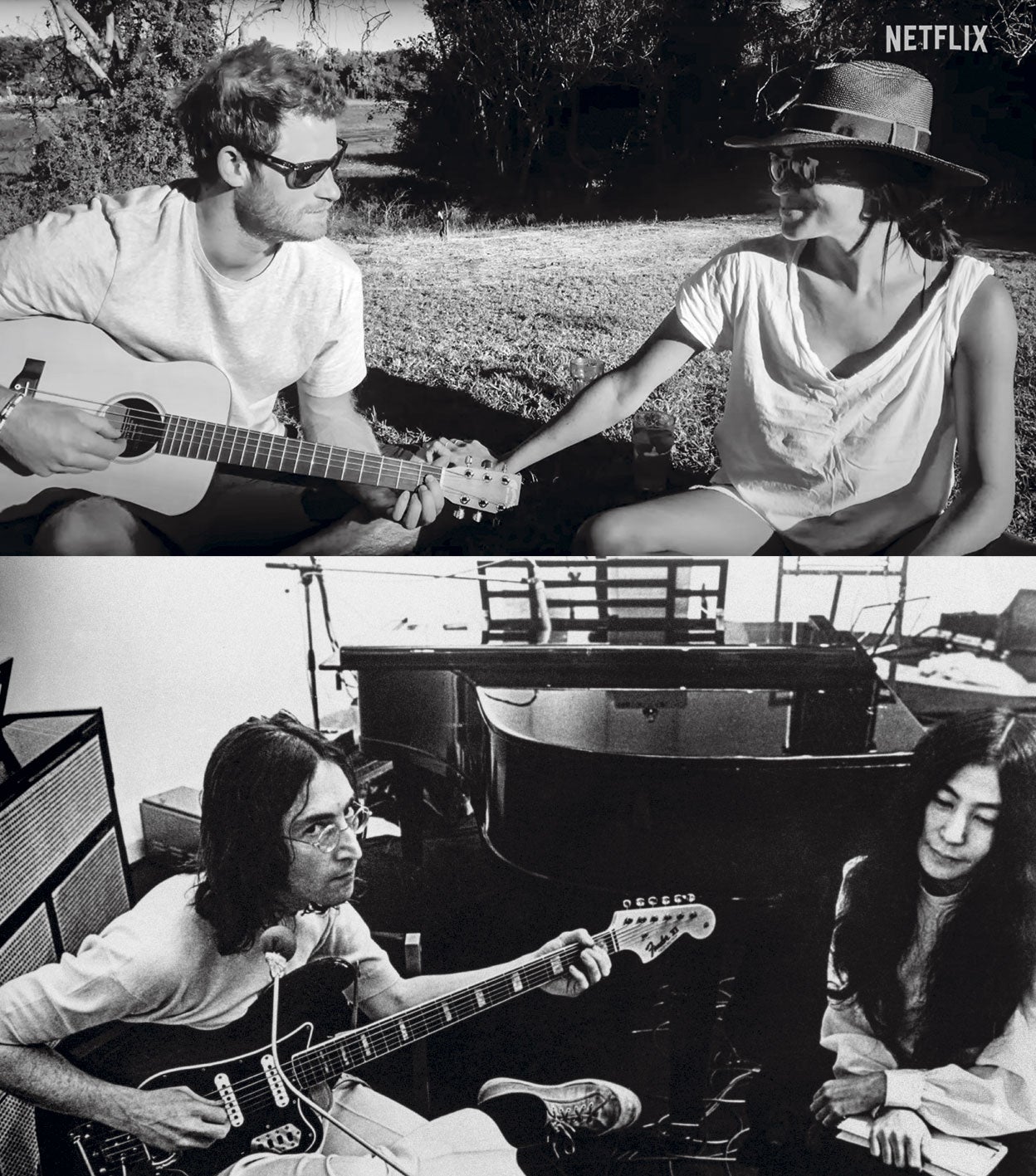 Y aparecen cómplices y felices en situaciones similares.