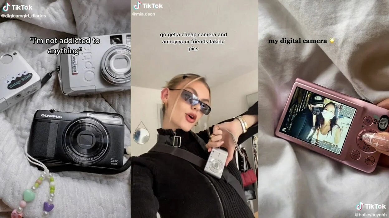 TikTok se ha plagado de vídeos donde los usuarios comparten sus cámaras digitales y suben fotos muy alejadas de la perfección que ofrecen los nuevos smartphones.