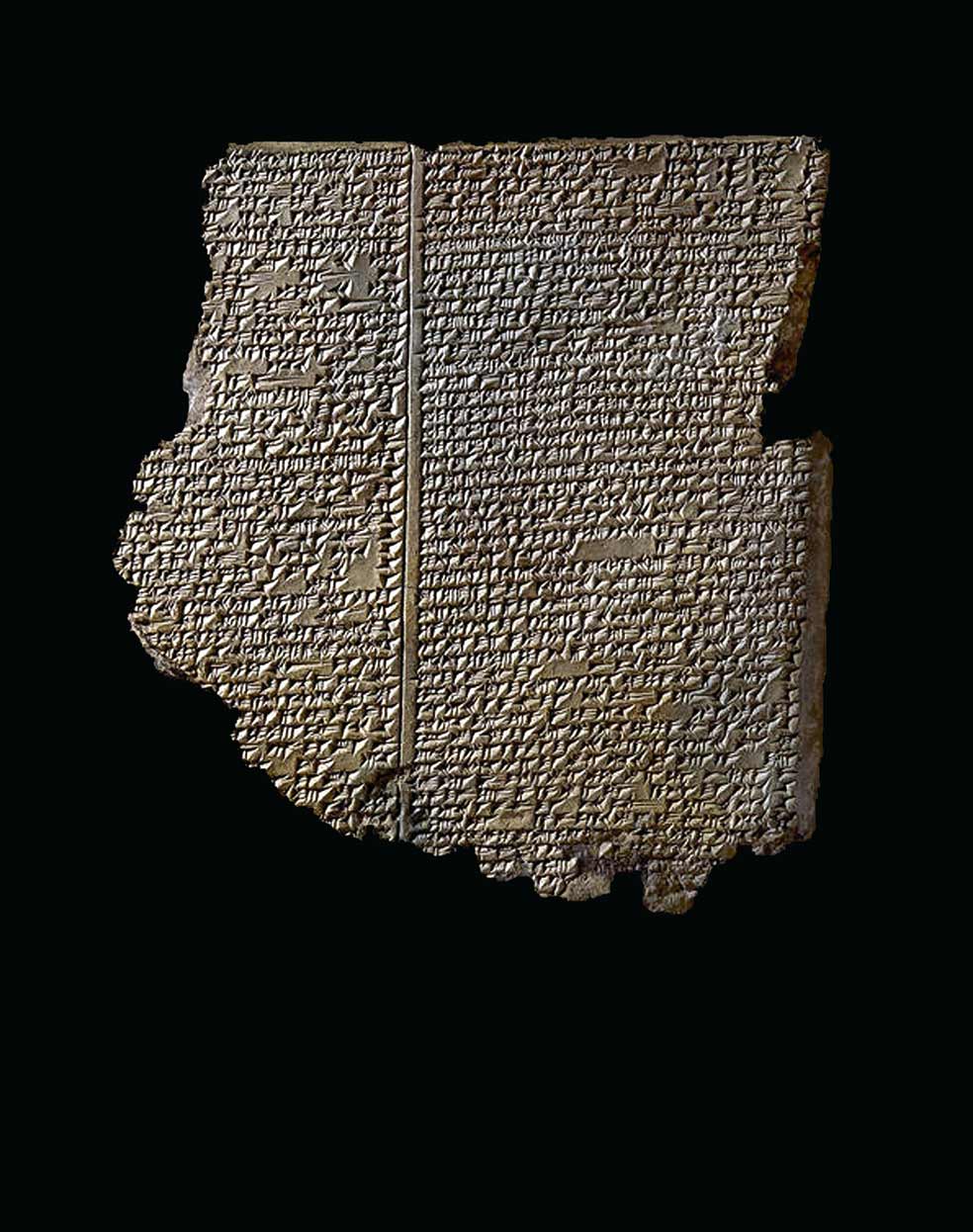 Noé es uno de los primeros personajes de las leyendas históricas que alertan sobre los desastres climatológicos. Recibió burlas y críticas por ello, pero con su empeño salvó a la humanidad. Aquí, la tablilla asiria en la que se recoge el primer relato sobre Noé. Está en el Museo Británico.