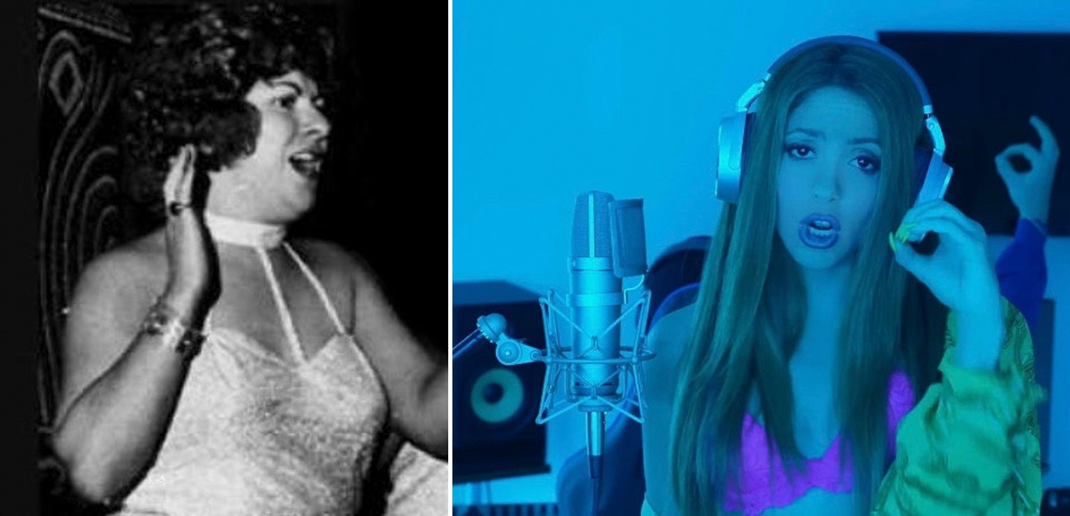 La vida de Paquita tiene muy poco que ver con la de Shakira. Pero sus canciones 'despechás' las han unido en las redes sociales.