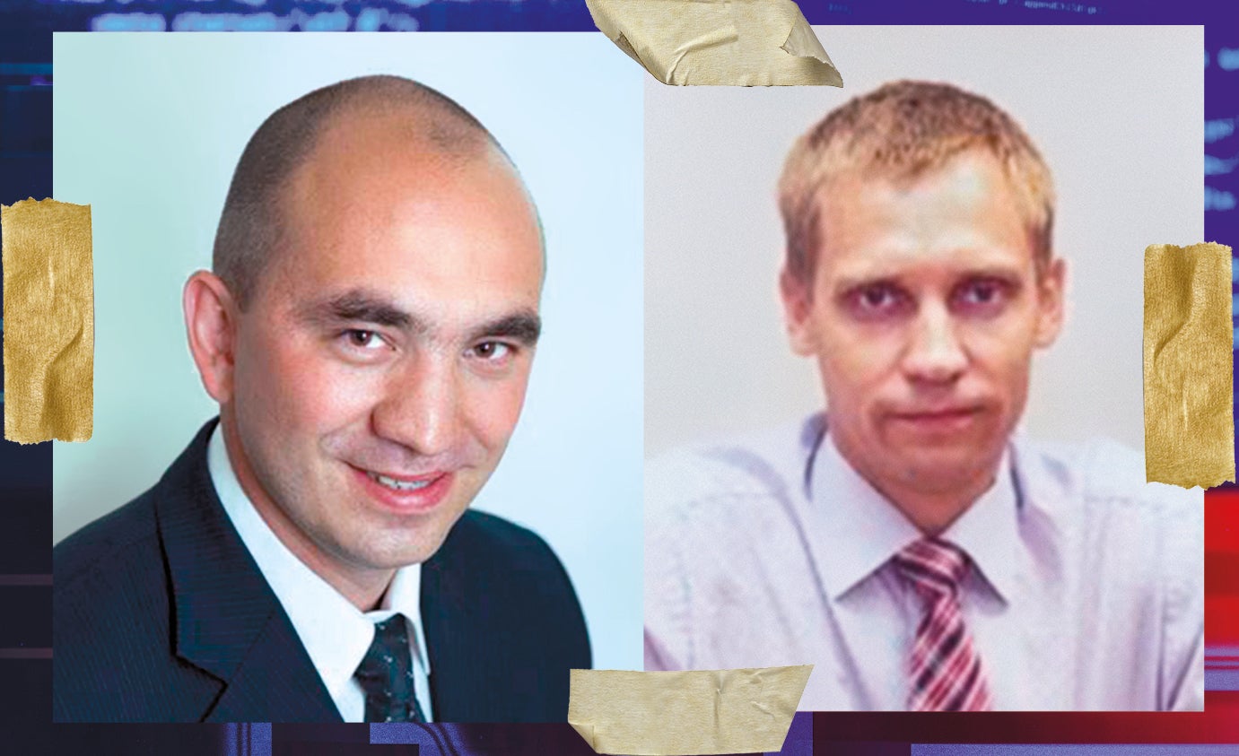 El fundador de Vulkan, Aleksander Irshavsky, y su actual director, Anton Markov.