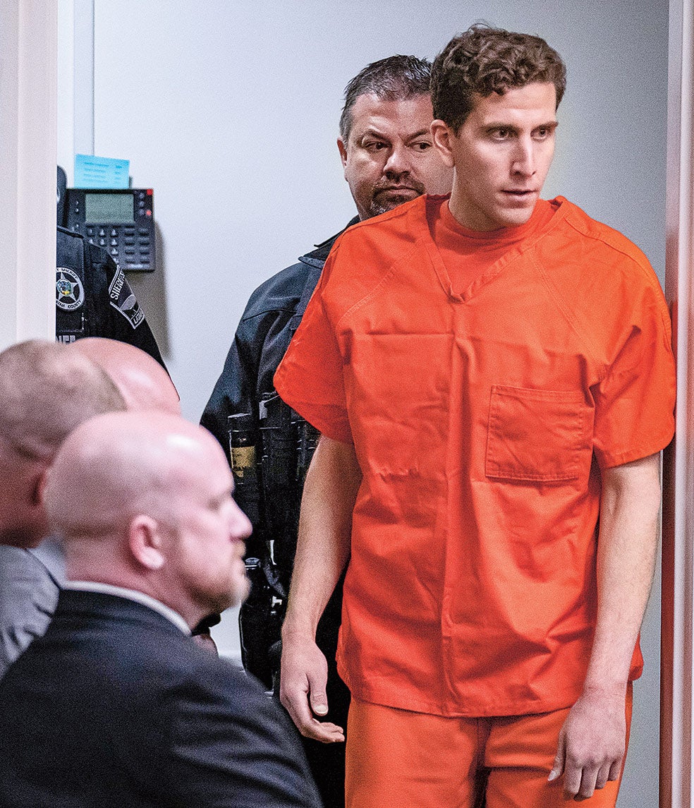 Bryan Kohberger, de 28 años y estudiante de Criminología, aguarda juicio en una prisión de Idaho en régimen de aislamiento. Se enfrenta a cuatro cargos de asesinato en primer grado y a una posible condena a muerte. |