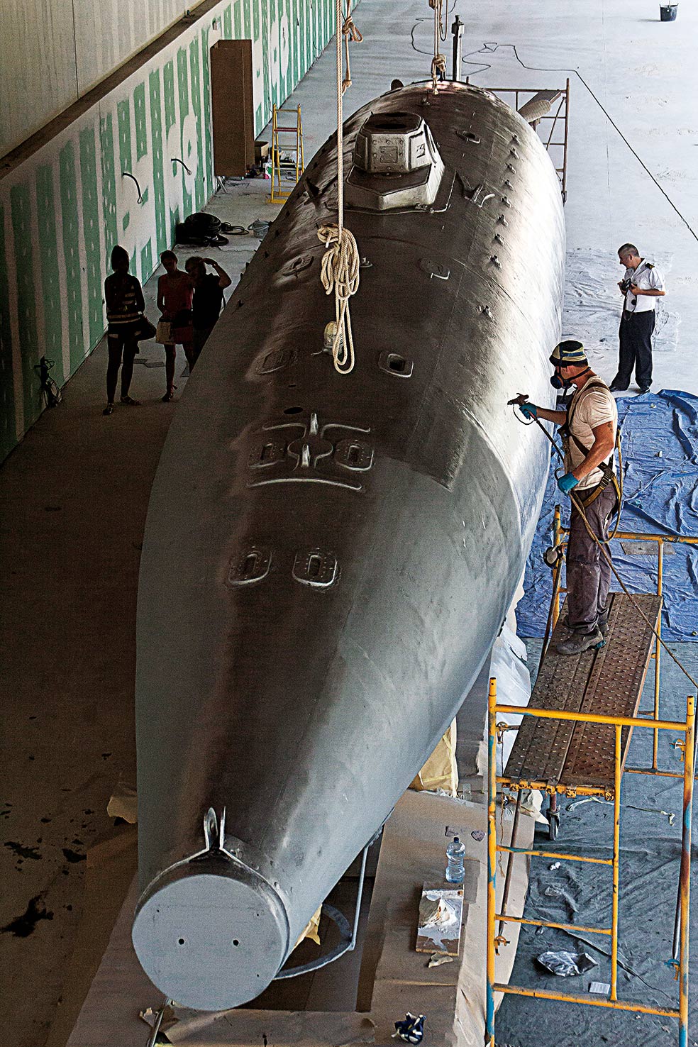 La restauración es respetuosa. En otras épocas no hubo tantos escrúpulos. Incluso se cortó la nave en pedazos para poder trasladarla.