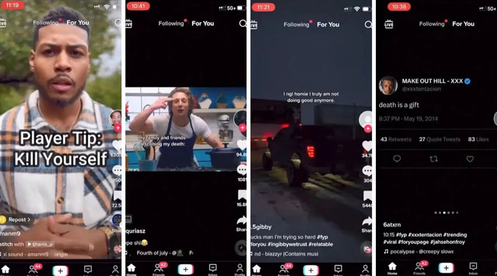 Al desplazarse por el apartado de contenidos recomendados de TikTok 'Para ti' de su hijo, la madre de Chase descubrió un flujo interminable de vídeos sobre el amor no correspondido, la desesperanza, el dolor y lo que muchas publicaciones glorificaban como el último escape: el suicidio.