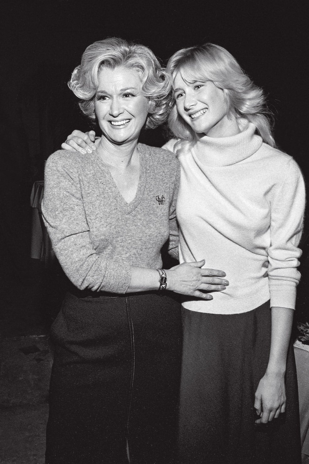 Diane Ladd, que hoy tiene 87 años, y su hija Laura, de 56 en una foto de 1980.