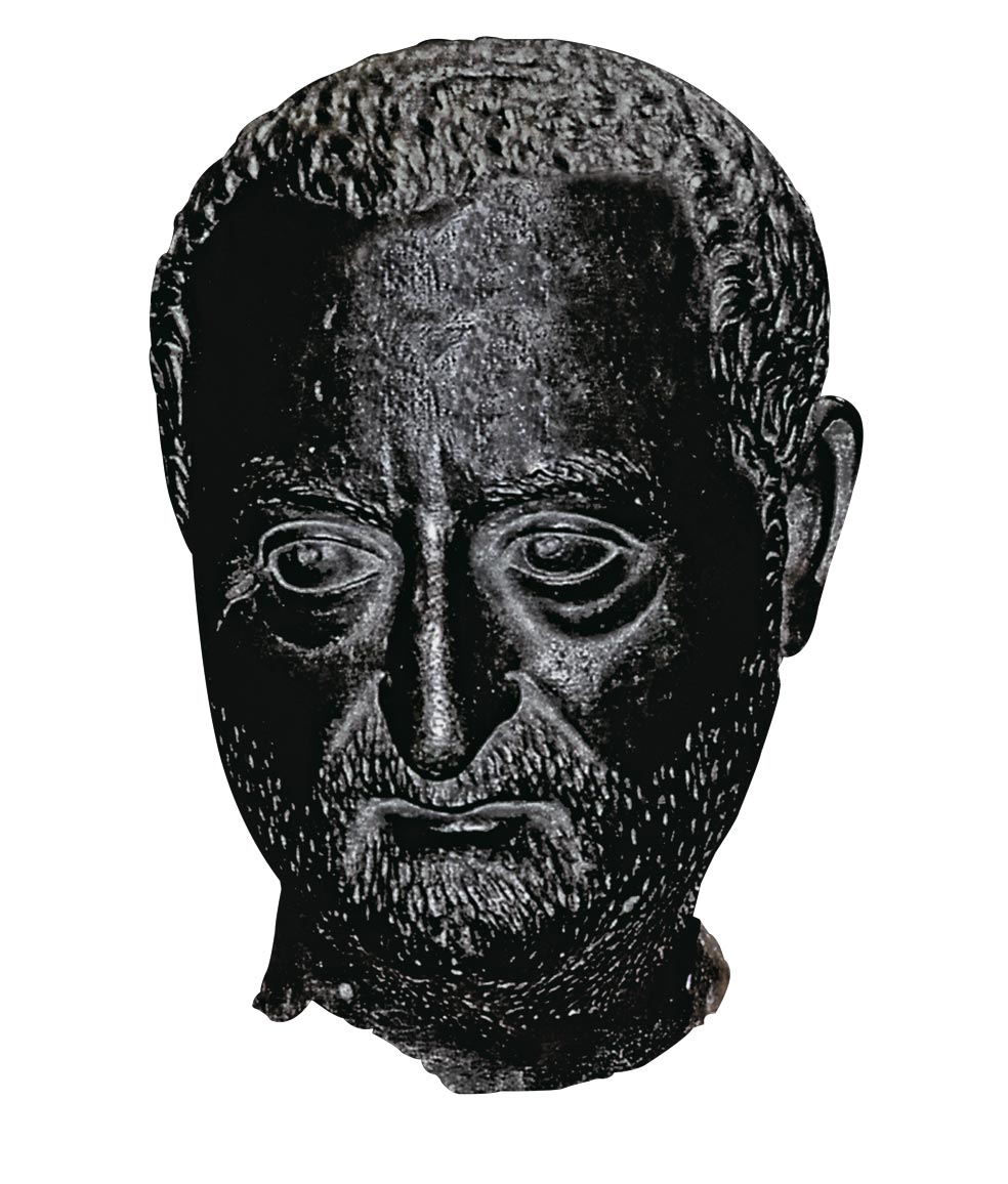 Esta cabeza, supuestamente del III d. C., se presentó en la feria Tefaf, de Maastricht (Holanda). Traiano Decio fue emperador romano entre 249 y 251. Antes había sido gobernador de la Hispania Tarraconense. Al llegar la peste, con 5000 muertes diarias en Roma, persiguió a los cristianos, a los que usó de chivo expiatorio.