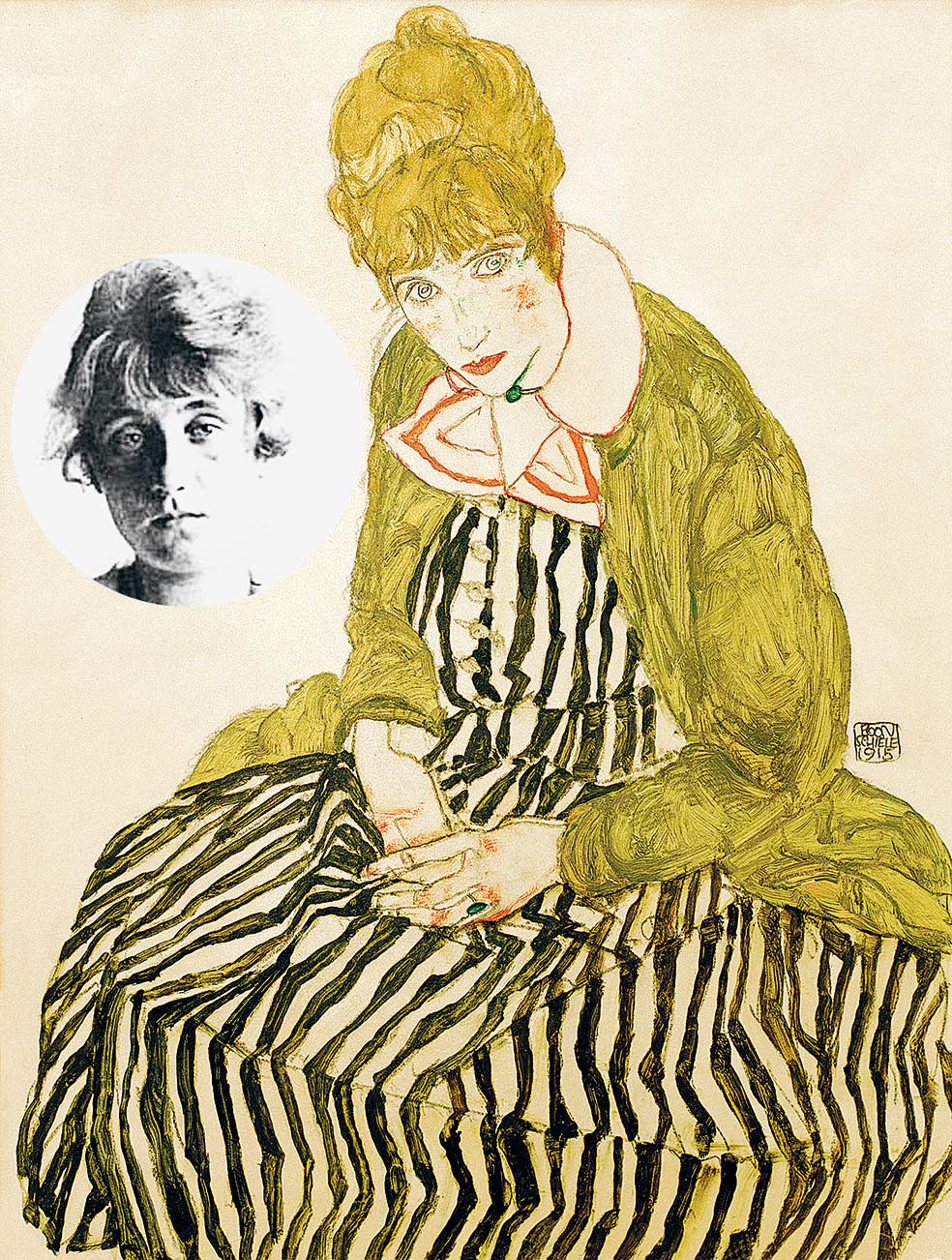 Si con Wally pasó años difíciles, con Edith Harms todo brilló para Schiele. Tiene éxito, gana dinero, es aún joven... Se casan, pero estalla la Primera Guerra Mundial y él es alistado. Cuando la paz por fin está a punto de volver a toda Europa, la gripe española arrasa parte del continente y se lleva a Edith, embarazada de seis meses. Tres días más tarde muere él.