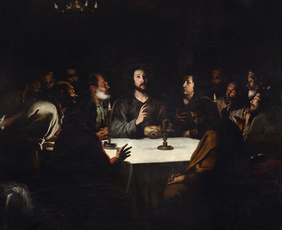 El tenebrismo estaba ya en trance de desaparición cuando Murillo pintó este alarde del claroscuro. Él abandonaría pronto el duro juego de luces que usa en esta obra, en la que se autorretrata como San Juan y que rompe con el formato histórico habitual, el apaisado, para adaptarse al espacio donde se ubicó: la iglesia de Santa María la Blanca de Sevilla.