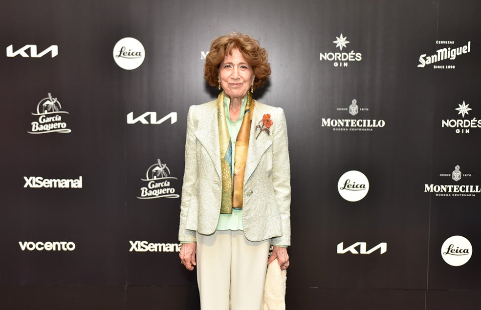 La historiadora y académica Carmen Iglesias a su llegada al evento.