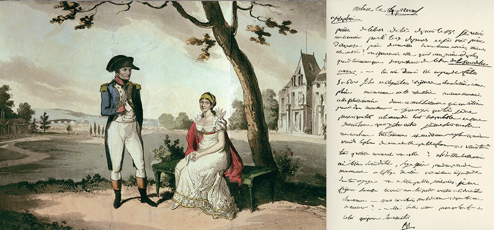 Napoleón a veces escribía a Josefina protestando por no sentirse correspondido: «Usted nunca me escribe; usted no ama a su propio marido», se quejaba.