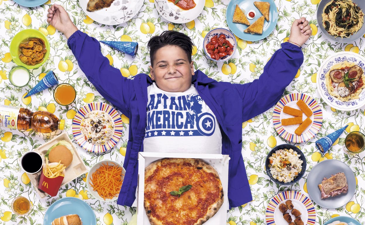 El sobrepeso en los niños: todo lo que como en una semana