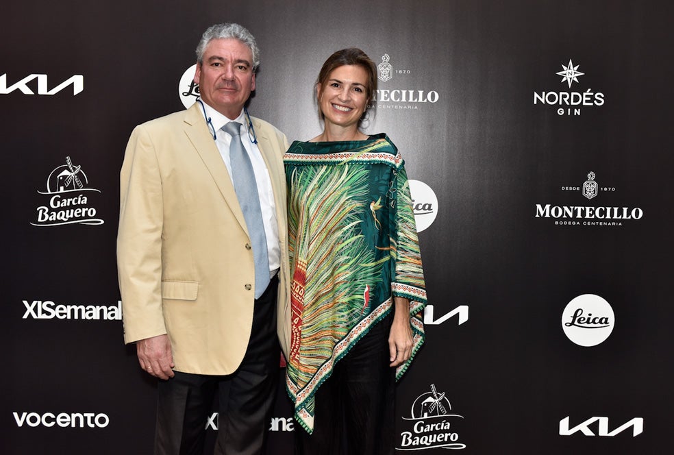 El arquitecto Luis Vidal con su esposa, Patricia Rojas.