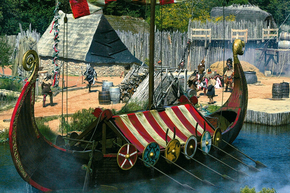 También se construyen réplicas de los drakkars, los resistentes barcos que usaban en el Atlántico.