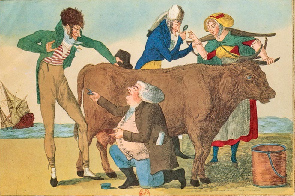 Lady Montagu observó en Turquía que las mujeres que ordeñaban vacas no contraían la viruela. En 1718 inoculó el virus a sus hijos. Se topó con un rechazo feroz en Inglaterra.