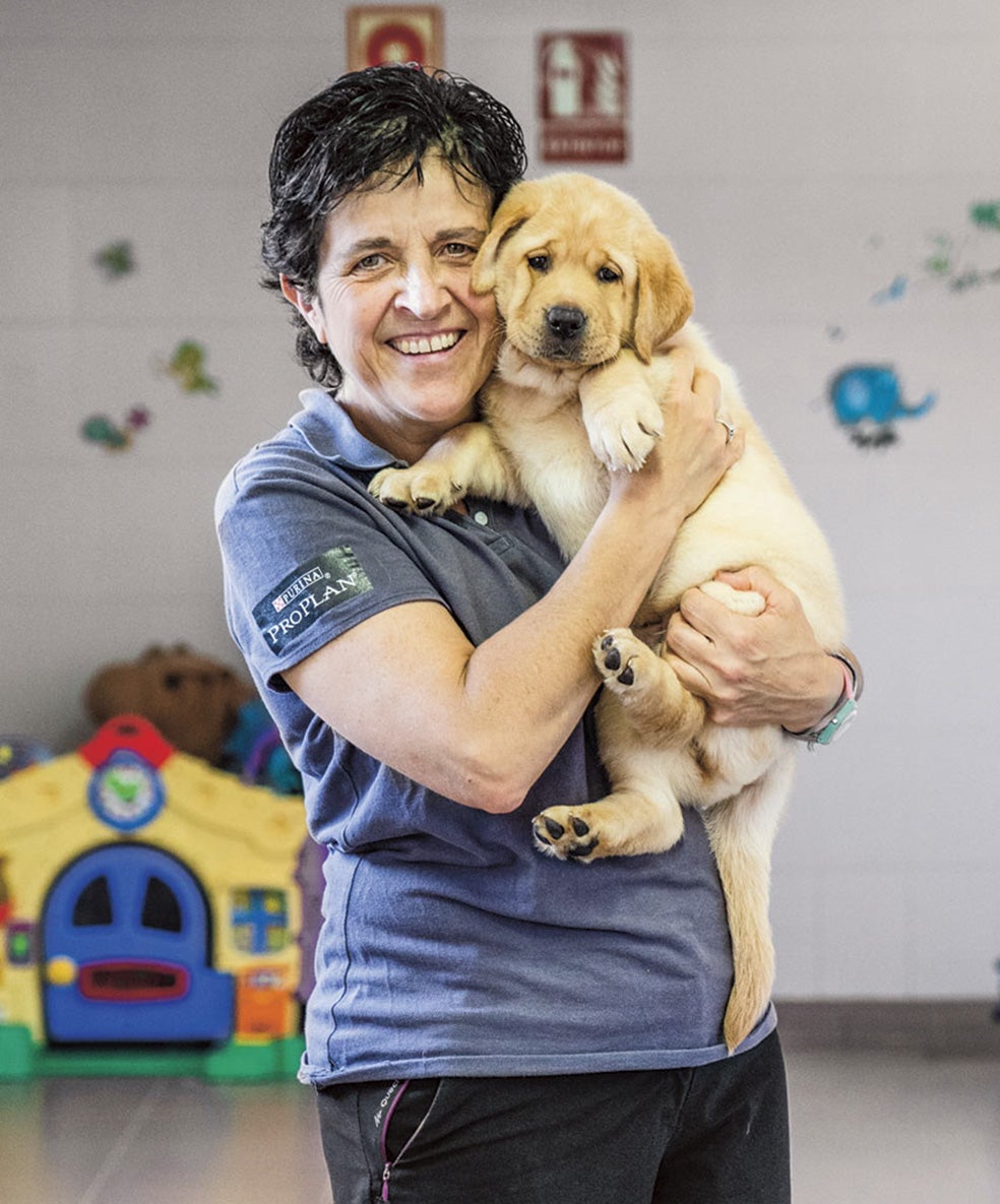 Ana Járabo Sánchez, responsable de calidad del Departamento de Cachorros de la Fundación ONCE del Perro Guía.