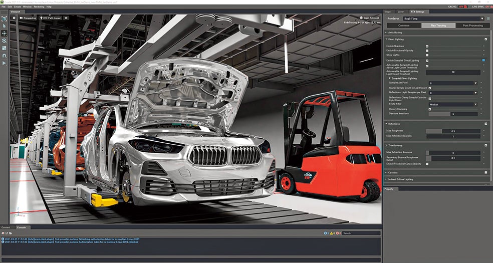 El gemelo digital es un concepto de la ingeniería que nace de los procesos industriales. Trata de replicar máquinas, ciudades, climas... Lo que sea, da igual su tamaño o su ámbito: un Tesla, el Mar Menor, el planeta entero... El gran impulsor es la compañía NVIDIA, que ha creado el Omniverse, una plataforma abierta que usan, entre otros, empresas como BMW (en la foto). El objetivo es mejorar la eficiencia. Son, en esencia, bolas de cristal para ingenieros.