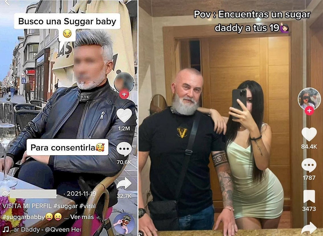 La red social Tik Tok es la preferida para difundir mensajes y vídeos que invitan a convertirse en una sugar baby. Al segmentar la publicidad, orientan hacia los menores de 25 años este tipo de propuestas que hacen parecer inocuas y divertidas.