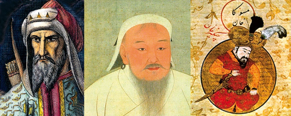 Genghis Khan ha sido descrito y retratado como feroz guerrero y como estadista y filósofo. Los datos no dejan duda de lo primero: unió por las armas China, Turquía, Turquestán, Irán, Irak y parte de Rusia. Lo segundo deriva de su personalidad, su persuasión y su capacidad organizativa.