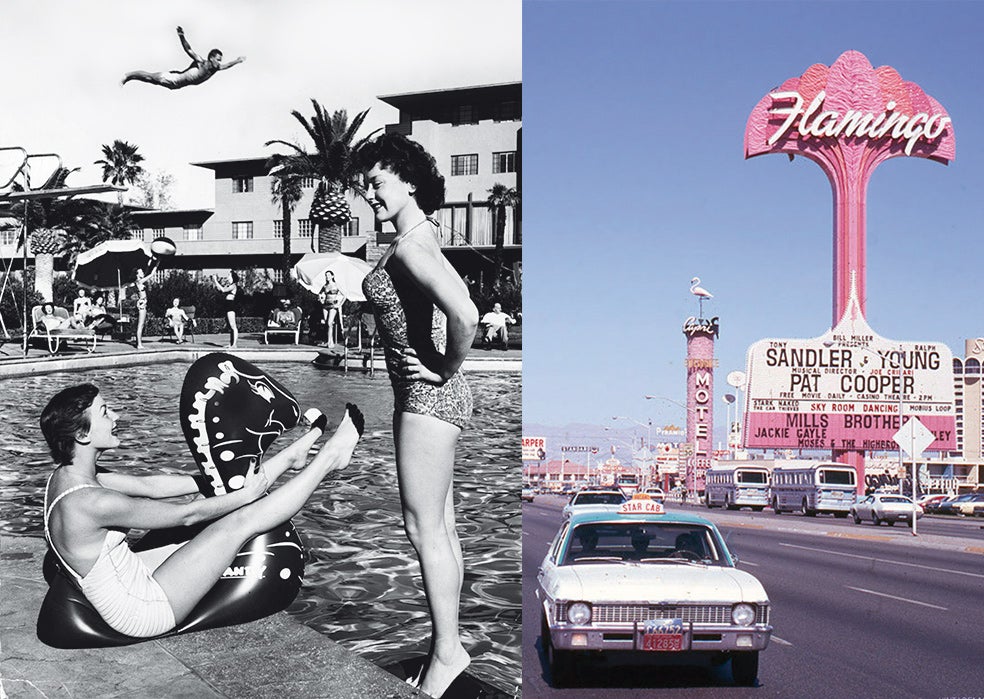 Y la gran apuesta de Bugsy: el hotel Flamingo, un todo incluido, donde el jugador podía apostar sin parar. Mientras hubiese efectivo. El nombre fue escogido en honor a su amante, Victoria Hill, por las largas piernas que tenía que Siegel comparaba con las de un flamenco.