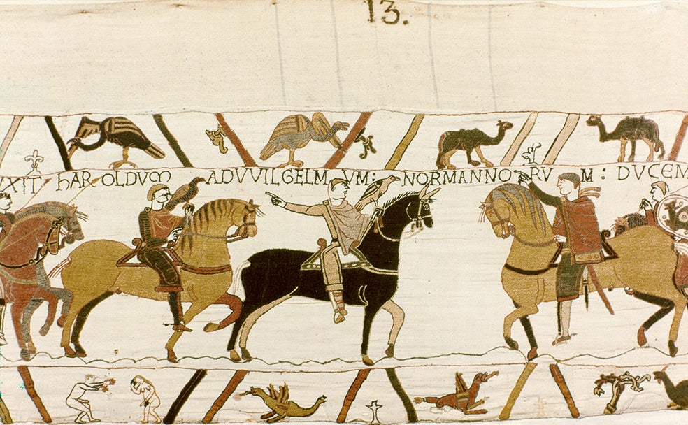 Esta escena (en la parte inferior) podría simbolizar el sometimiento de los vencidos a través de la violación de sus mujeres.