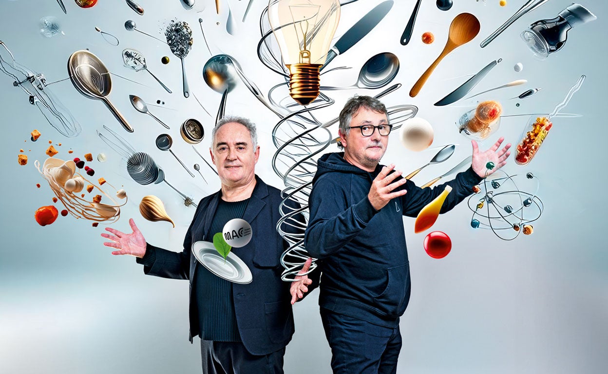 Adrià y Aduriz: «Esta es una cocina de ideas, no de cacharros. Vamos a revolucionar la educación»
