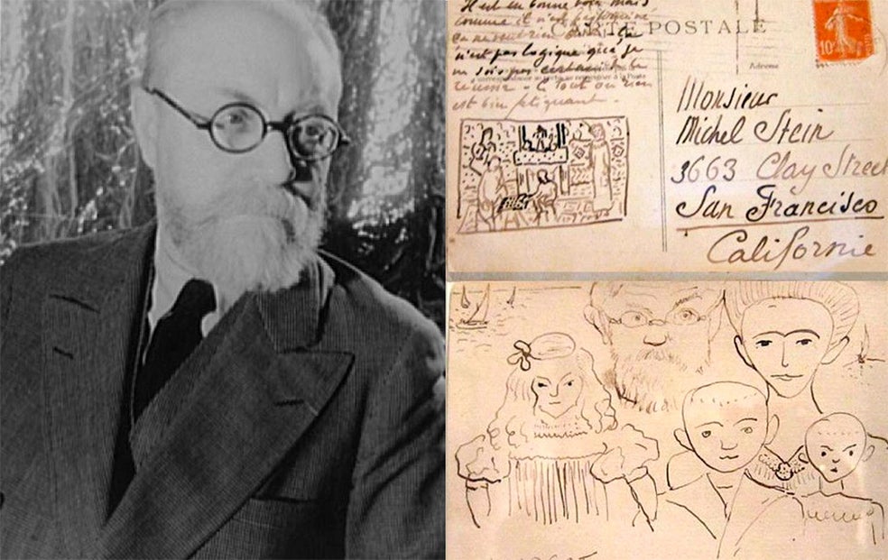 «La escritura de Matisse es un río que fluye. Va rápido. Se aprecia en que va hacia la derecha y en cómo agrupa las letras en las palabras. Pero no tiene un carácter fácil: los palos de las t puntiagudos y los finales de las letras como ganchos montan guardia».