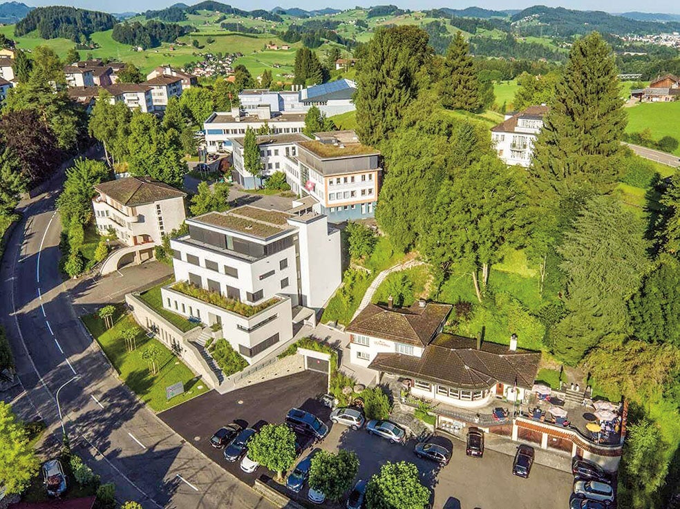 Vista general de la clínica Paracelsus, en Zúrich.