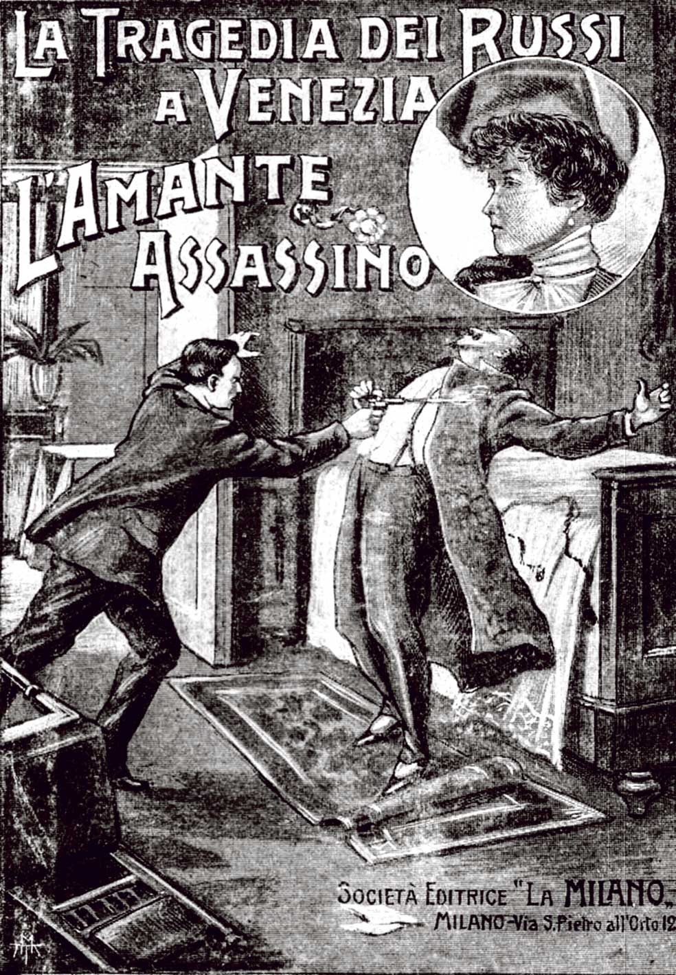 Naumov –uno de los amantes de la condesa Tarnowska– asesinó a su amigo el conde Kamarowski, que también mantenía una relación con ella. En el juicio, Naumov explicó que ella había sido la instigadora del crimen.