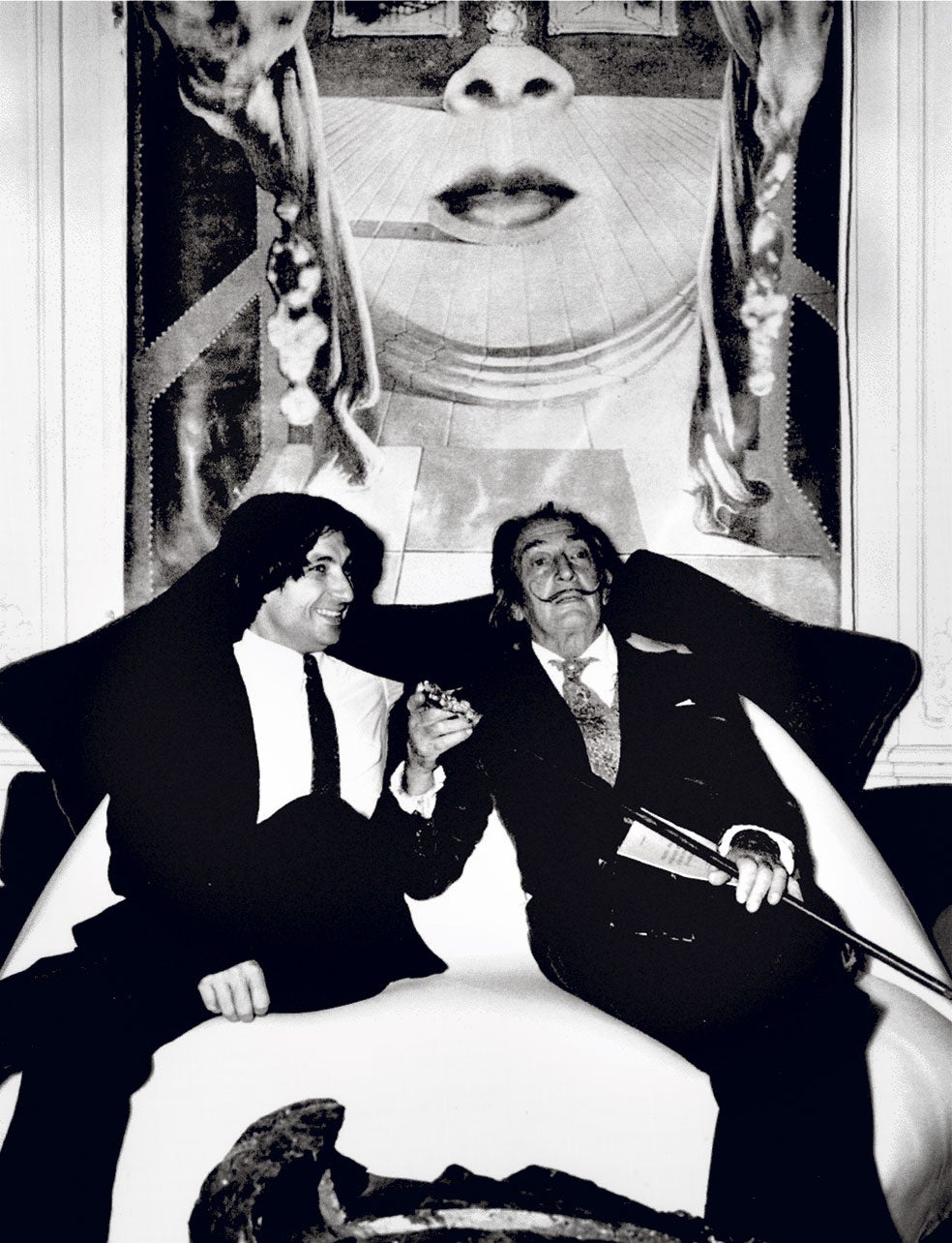 Tusquets y Dalí hicieron proyectos juntos como el montaje de exposiciones, libros y su obra cumbre: la sala Mae West del Museo Dalí, que reproduce el famoso retrato de la actriz.