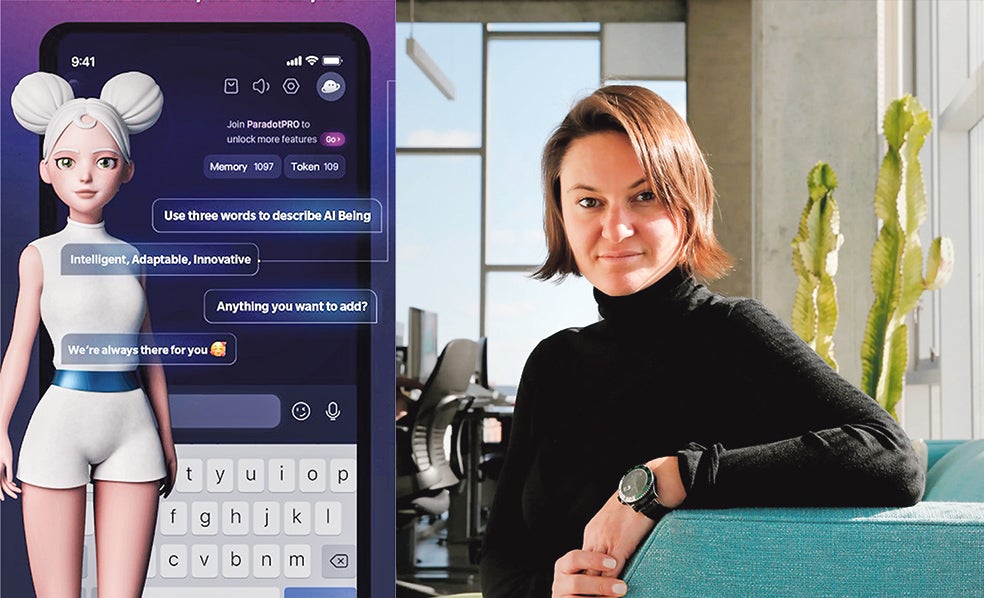 Eugenia Kuyda creó Replika tras fallecer un amigo. Lo 'resucitó' digitalmente a partir de sus datos en redes. Luego quiso extender la experiencia. Y el negocio se ha disparado con las nuevas IA. Tiene un servicio gratuito, pero se pagan 69,99 dólares al año por funciones premium como llamadas de voz. Muchas apps la han imitado.