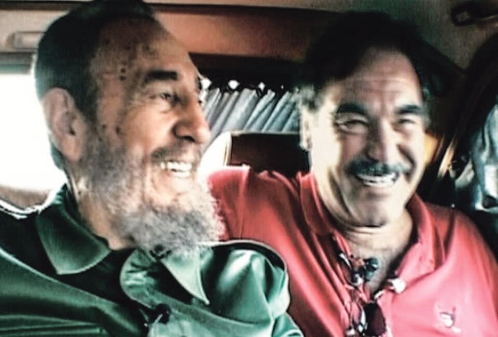 A Castro le dedicó dos documentales: Looking for Fidel, entrevista muy poco crítica, y Comandante, donde exhiben camaradería.