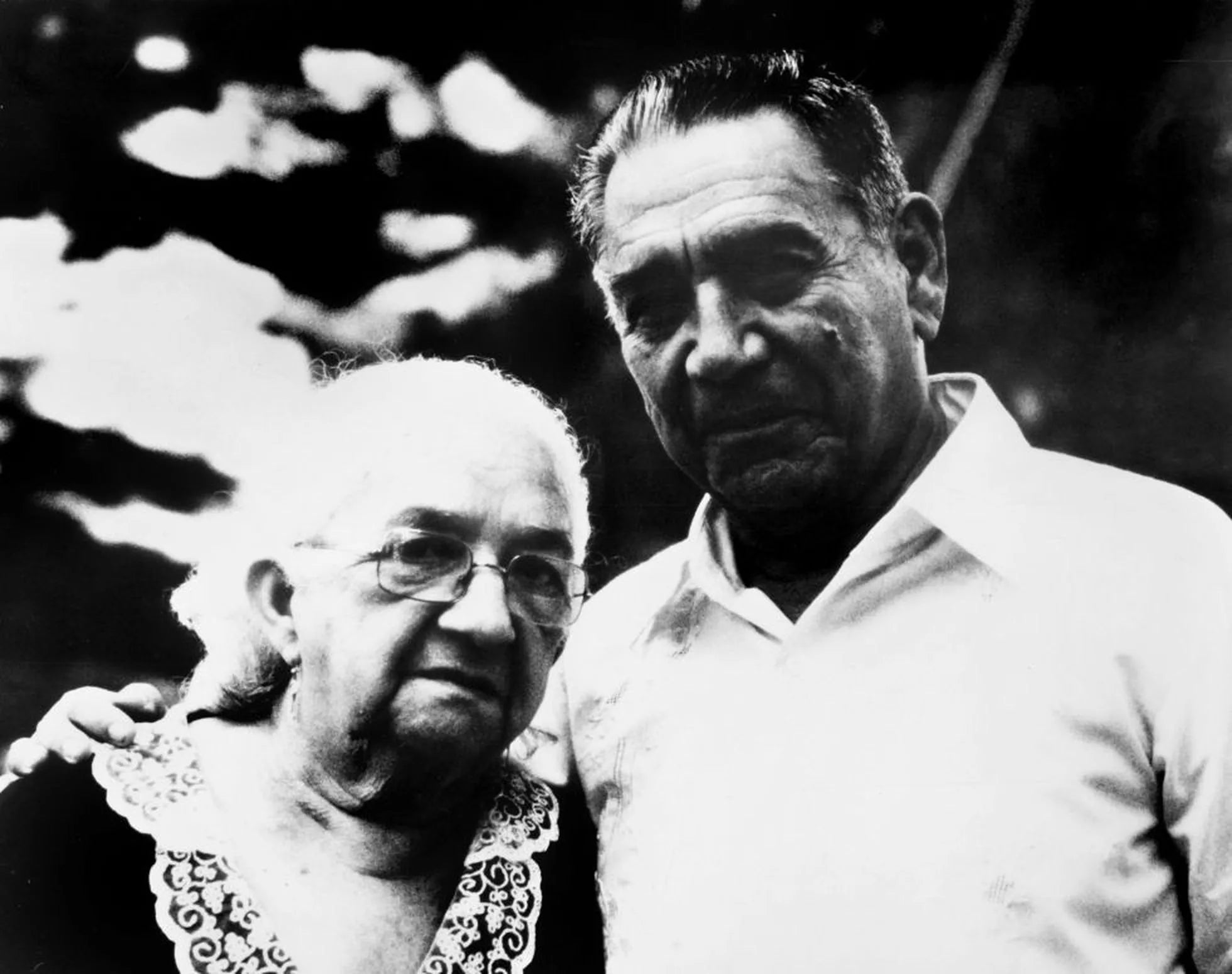 Los padres de García Márquez, cuando al escritor le comunicaron que había ganado el Nobel.