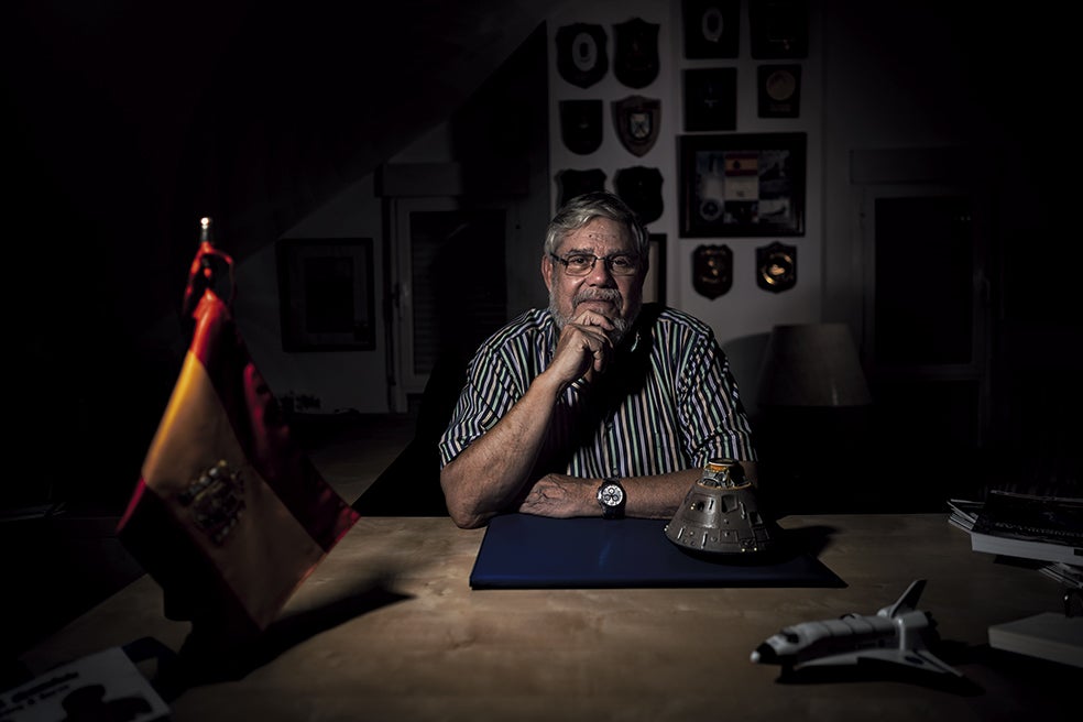 El ingeniero José Manuel Grandela era el responsable del sistema de enlace entre la estación de Fresnedillas, donde estaba la antena, y el centro de Robledo de Chavela.