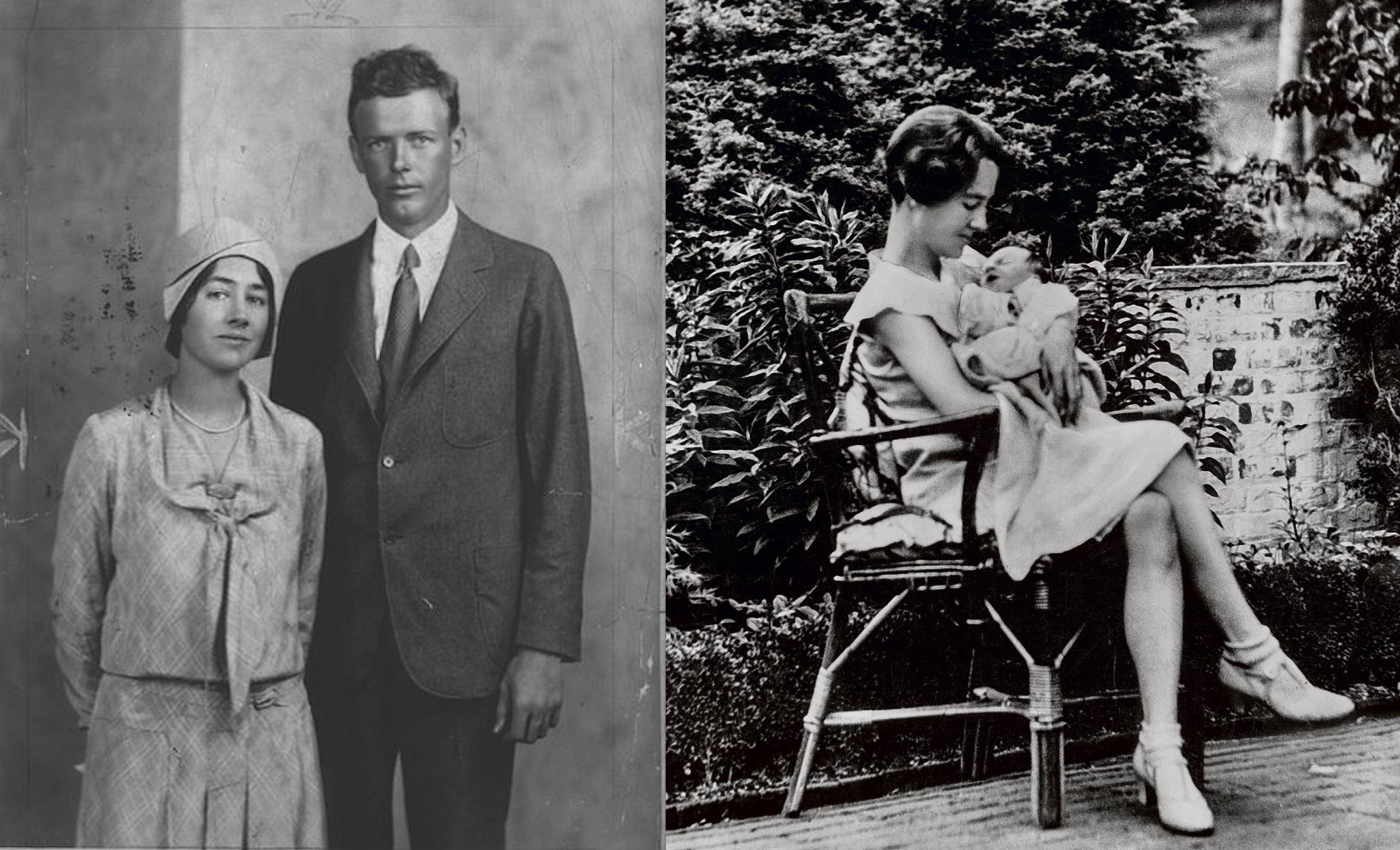 Charles Jr., el primer hijo de los Lindbergh (aquí con su madre, la escritora y aviadora Anne Morrow), fue secuestrado con 20 meses en la habitación donde dormía usando una sencilla escalera. Pagaron un rescate, pero el bebé apareció muerto dos meses después. Anne y Charles tuvieron otros cinco hijos.