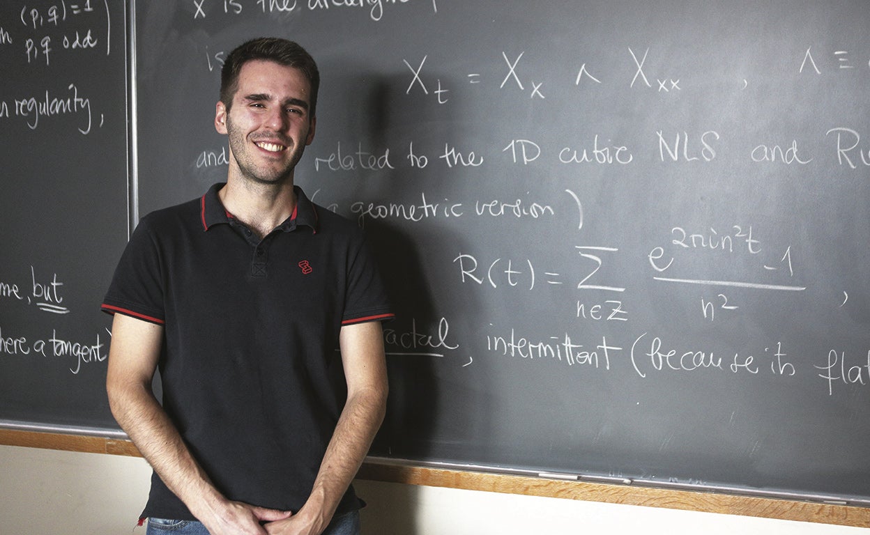 Daniel Eceizabarrena, matemático: «Aspiro a saber cómo evolucionará una tormenta minuto a minuto. Las matemáticas pueden salvar vidas»