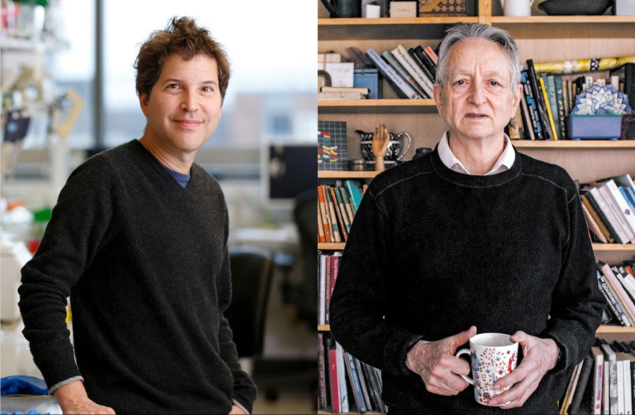 David Baker, de 62 años, es director del Instituto de Diseño de Proteínas de la Universidad de Washington. Geoffrey Hinton, de 76 años, es profesor emérito de la Universidad de Toronto y fue también asesor de Google. El primero ha recibido el Nobel de Química y el segundo, el de Física.
