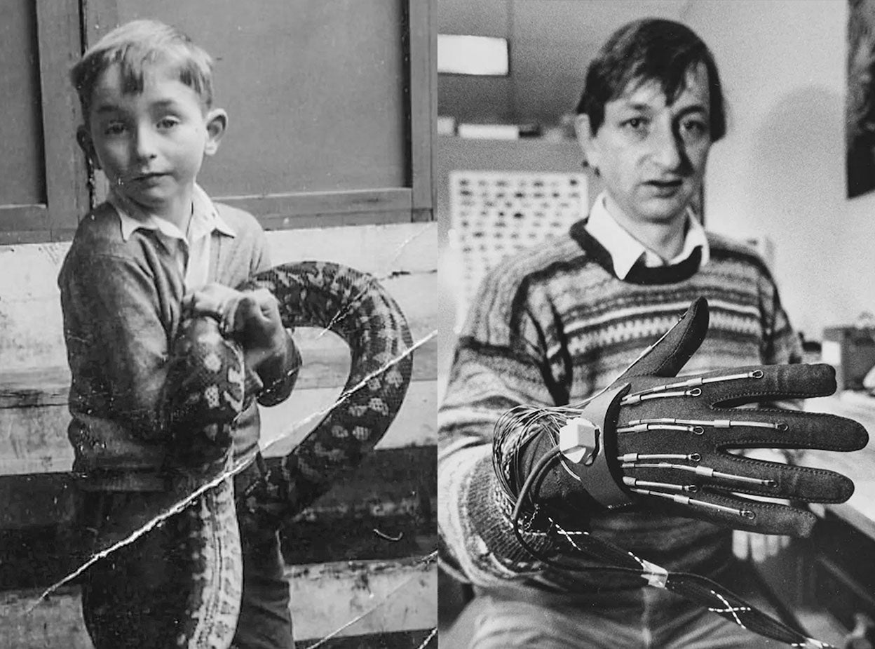 Hinton es hijo del famoso entomólogo Howard E. Hinton, experto en escarabajos, y los animales, por raros que fueran, no resultaban extraños en su infancia. Su progenitor –nos contó– fue un gran científico, pero ausente como padre. Cuando falleció, se encontraron en su estudio todo tipo de documentos sobre insectos; solo un pequeño estante estaba dedicado a papeles de su familia, bajo el epígrafe «otros animales». Geoffrey optó por dedicarse a las máquinas...