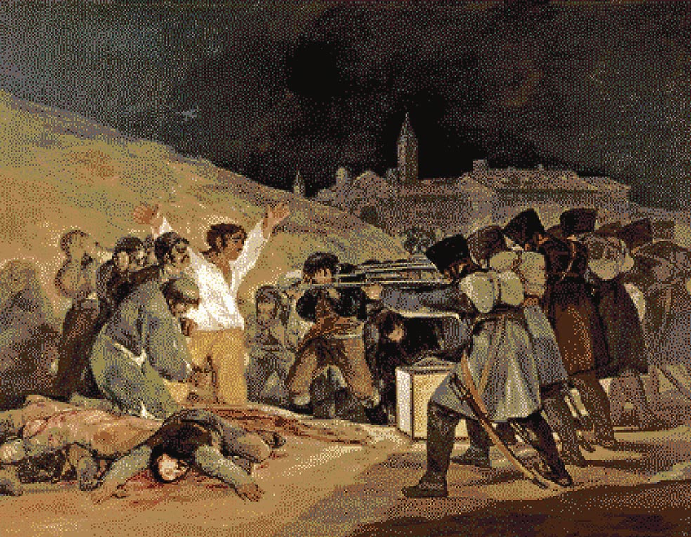 «Goya dedicó su obra a los pobres —dice Ai Weiwei—, a los que luchan contra la invasión». Su obra The third of may reproduce la pintura de Goya, pero reproduce el rostro del Ai Weiwei en uno de los fusilados, el que yace, ya abatido, en el suelo, en primer plano.