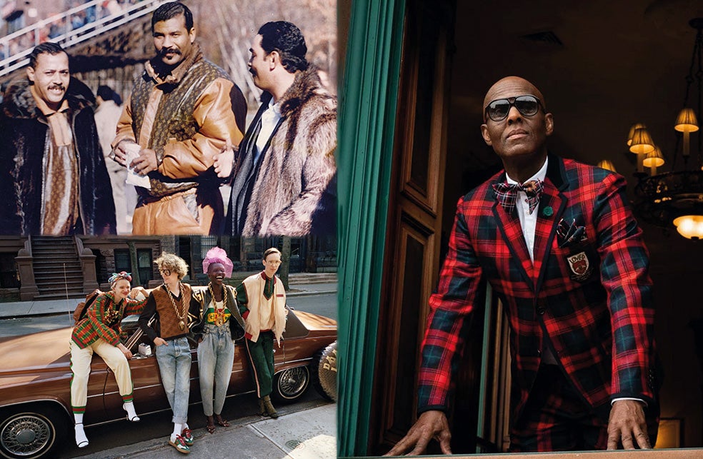 El diseñador Dapper Dan se hizo famoso en los años ochenta por vender prendas que diseñaba a partir de logotipos copiados de marcas de lujo. Este sastre, que ahora tiene 80 años, visitó a toda una generación de cantantes de hip-hop, gánsteres y deportistas de Harlem. El uso ilegal de logotipos lo llevó a protagonizar varias redadas por falsificación y litigios y finalmente tuvo que cerrar su primera tienda, pero Gucci terminó fichándole como imagen de su marca muchos años después.