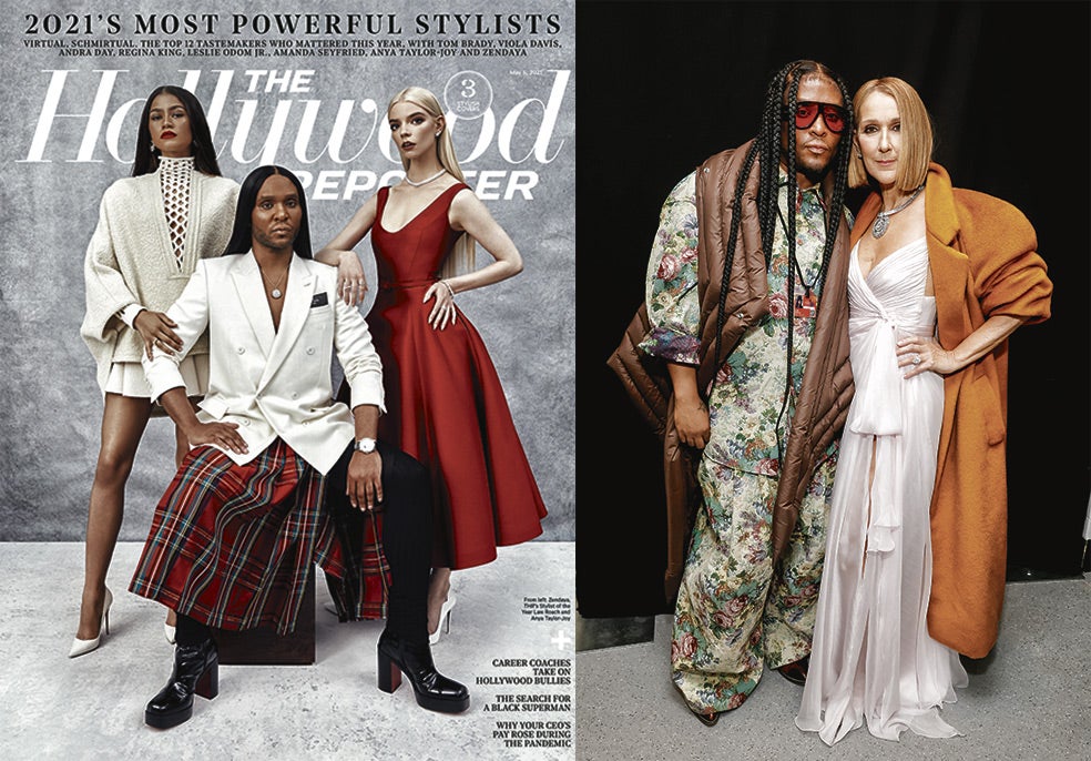 El estilista Law Roach dice que «ama» a sus clientas. Ellas, Zendaya, Céline Dion o Anya Taylor-Joy, entre otras, lo adoran. Law ha sido portada de revistas con ellas.