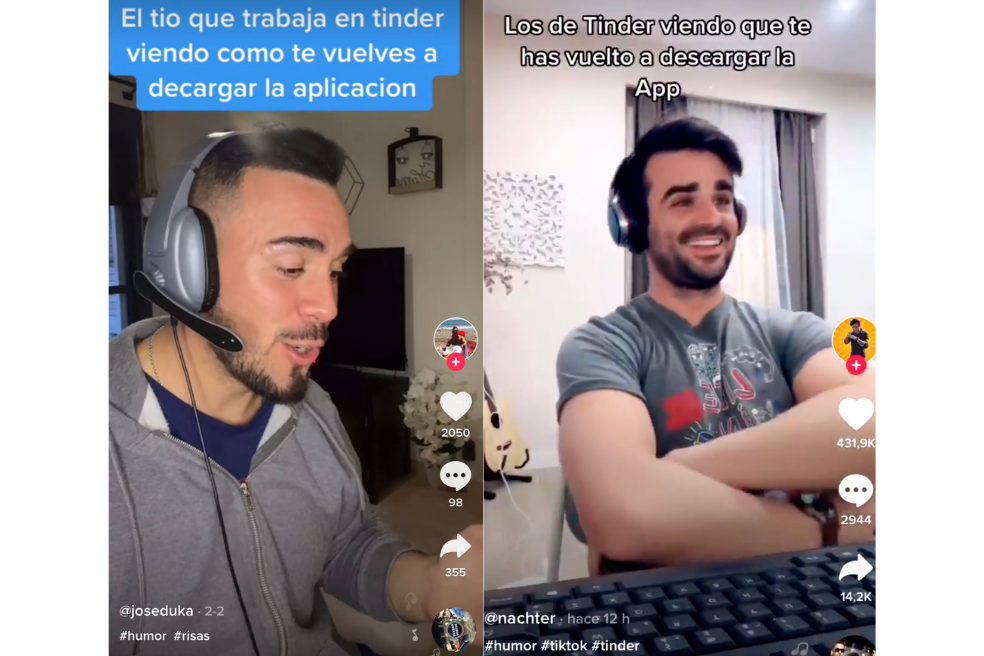 En España, el tiktoker Natcher fue acusado de plagiar a perfiles más pequeños en su contenido diario. Un usuario de Twitter publicó un hilo en el que recogía numerosos ejemplos de las coincidencias entre contenidos: guion, posturas, elementos... Pero no tuvo repercusión judicial.