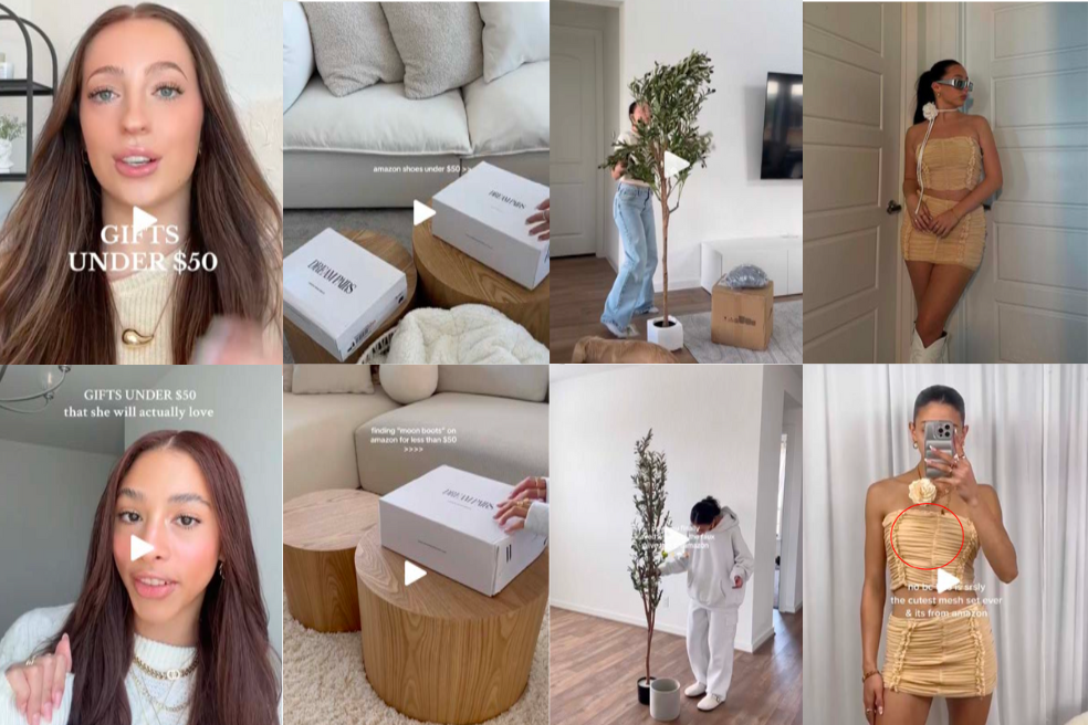 Estas son algunas de las fotografías que Gifford añadió a la demanda alegando el gran parecido entre las publicaciones de las creadores de contenido. Pero ya no hay rastro de ellas, Alyssa las ha eliminado de sus diferentes perfiles en las redes sociales, aunque sigue utilizando la estética neutra y minimalista.