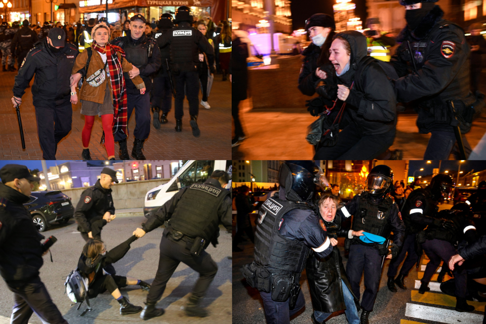 Ha habido ya más de 20.000 detenciones por protestas contra la guerra; casi la mitad son de mujeres. Según la ley rusa, los progenitores de menores no pueden ser encarcelados. Nadie garantiza que la ley se cumpla, pero muchas mujeres se amparan en su condición de madres para luchar por el futuro de sus hijos.