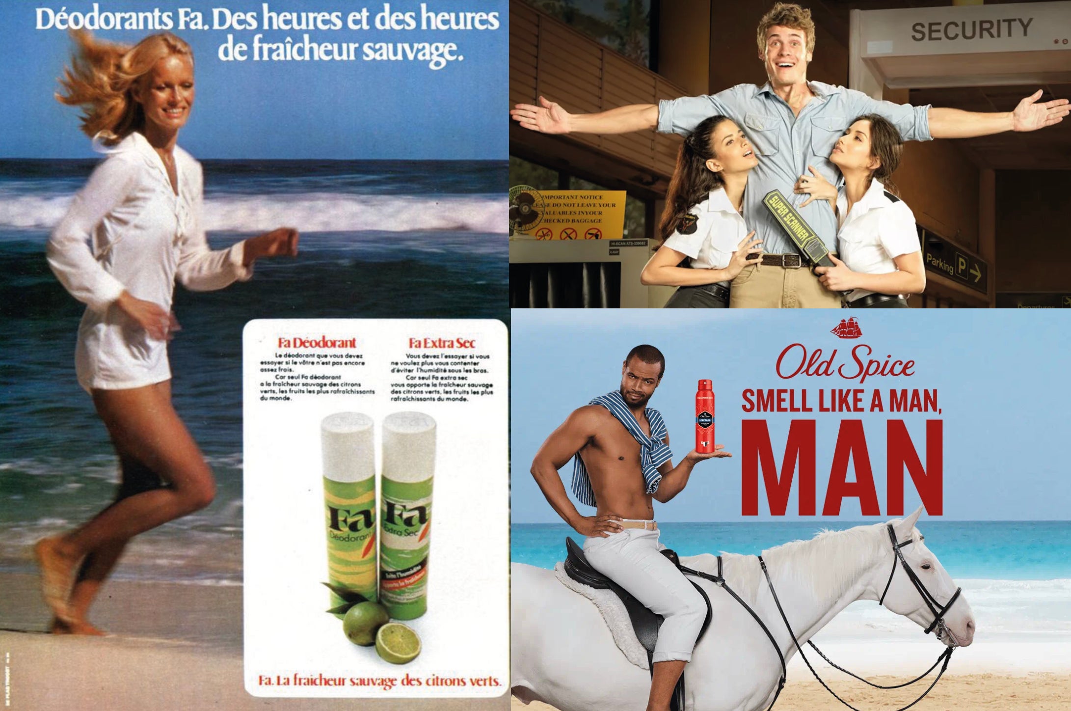 Las empresas de cosméticos no les informan sobre el truco nocturno porque prefieren ir siempre a lo seguro, reforzando con sus campañas publicitarias lo que ya funciona. Y los anuncios de desodorantes dejan impronta, desde 'los limones del Caribe' de Fa en los años 70, al 'efecto Axe', surgido en los 90, o el intento de Old Spice de reinventarse ya en esta década.