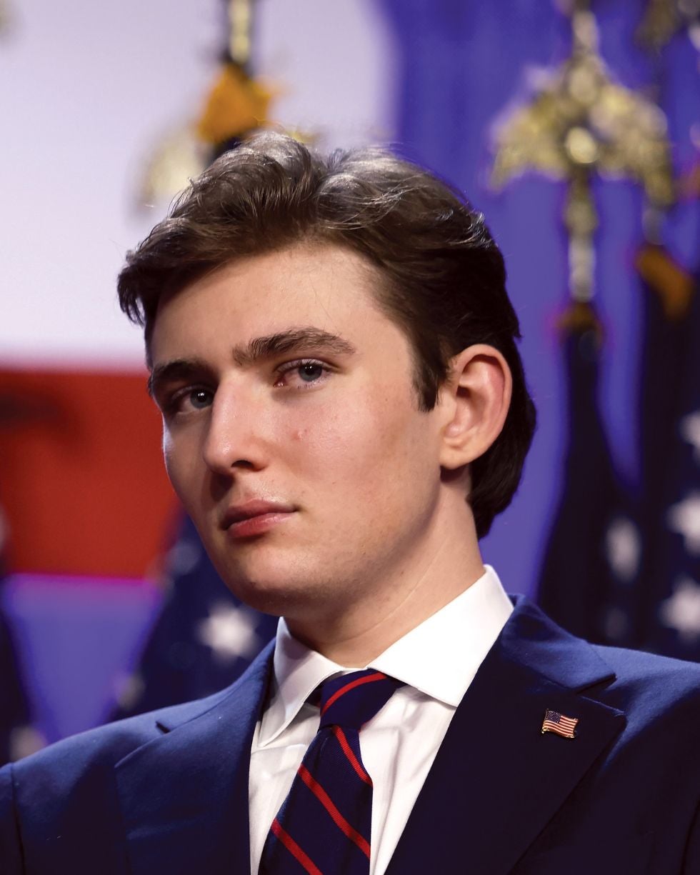 Lo llamaban 'Minidonald' por el parecido con su padre, pero ahora que mide dos metros ya no cabe usar el diminutivo.