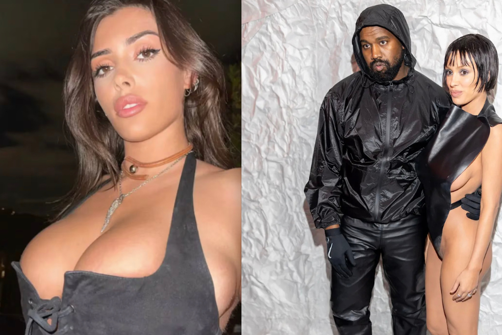 Censori ya era dada a fotografiarse en poses exuberantes antes de conocer a Kanye West, pero desde que está con él la exposición de su cuerpo ha alcanzado nuevas cotas.