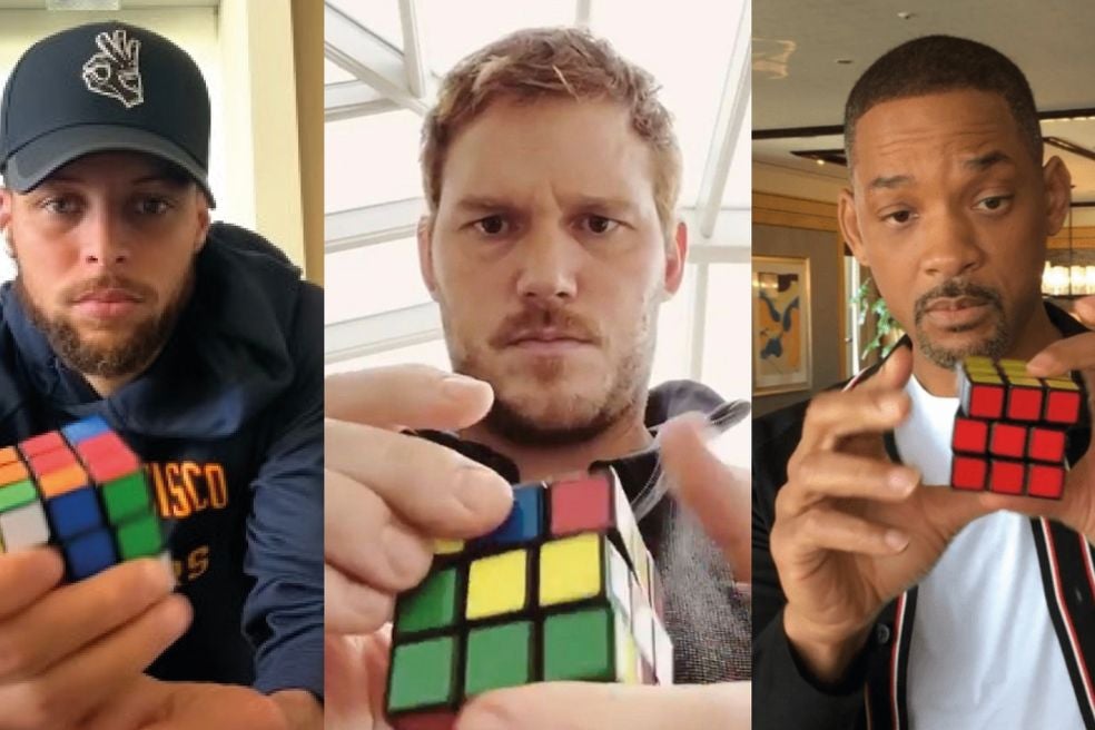 La estrella de la NBA Stephen Curry y los actores Will Smith y Chris Pratt son algunas de las celebrities que han demostrado su talento haciendo girar el cubo en tiempo récord y que suelen compartir sus hazañas en sus redes sociales.