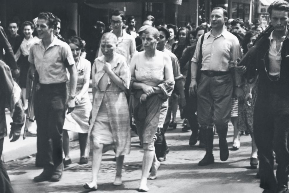 «Muchas francesas tuvieron relaciones con los alemanes. Luego las castigaron de manera feroz, las rapaban y ultrajaban», dice Prada.