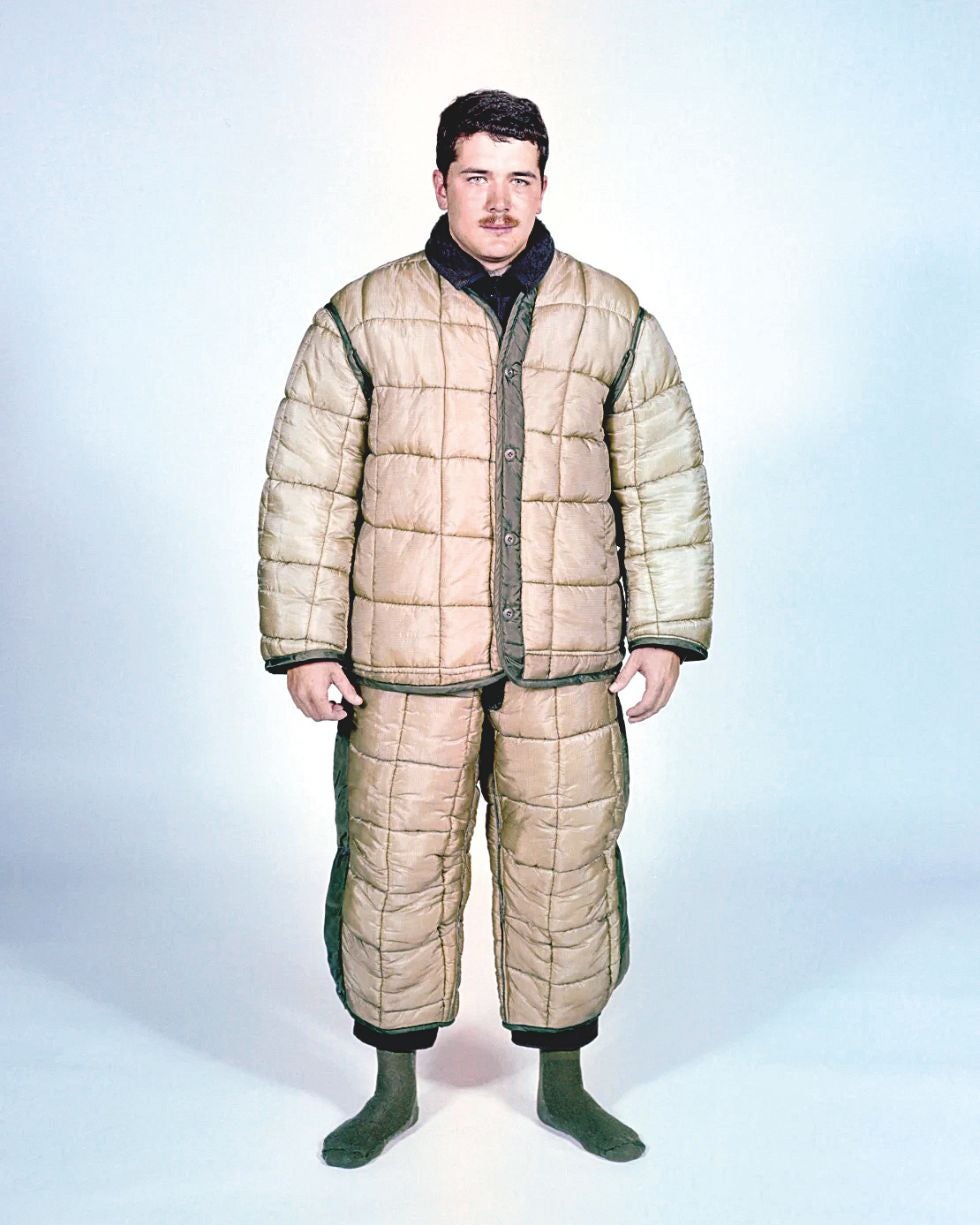 Indumentaria abrigada para invierno, 1984.