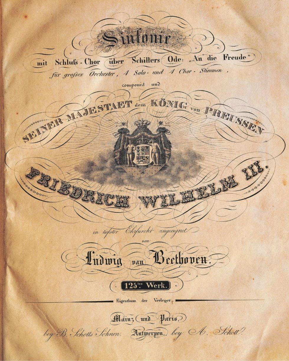 La novena sinfonía de Beethoven se estrenó el 7 de mayo de 1824 en Viena. El éxito fue inmediato.
